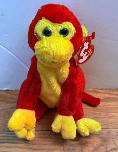 Juguete de peluche Ty Beanie Baby Chopstix mono animal de peluche vintage nuevo con etiquetas - Imagen 1 de 2
