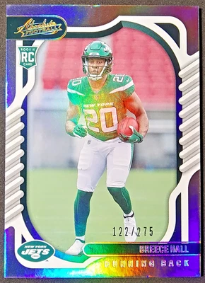 2022 Panini Absolute Rookie /275 Spectrum Prizm #114 Breece Hall RC SP HOBBY NYJ - Image 1 of 4