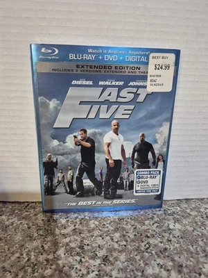 Fast Five Blu-ray 2011 Extended Edition 2 Versions Vin Diesel Paul Walker - Image 1 of 2