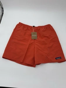 Patagonia Men’s 5” Baggies Shorts Pimento Red NWT Size Medium - Picture 1 of 4