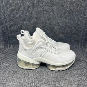 NEU Michael Kors Olympia Extreme Logo Jacquard Leder Sneaker weiß Schuhe Gr. 9 - Bild 1 von 10