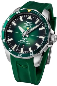 Vostok Europe Men's Wrist Watch Automatic Rocket N1 Green NH35A-225A710-SIGRE - Picture 1 of 6
