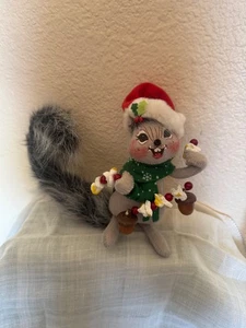 Annalee Weihnachten Maus Aufreihen Popcorn Girlande Dekorationen 7" Nachlass - Bild 1 von 5