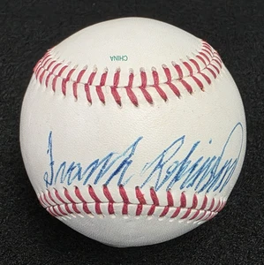 FRANK ROBINSON Signed Baseball-HALL OF FAME-REDS-BALTIMORE ORIOLES-JSA - Imagen 1 de 9