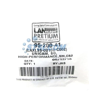 Corning Unicam SC SM Pretium Fiber Optic Connector 95-200-41 2016 ~STSI - Picture 1 of 3