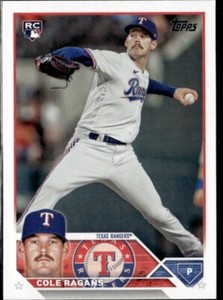 2023 Topps Update #US156 Cole Ragans Texas Rangers Rookie