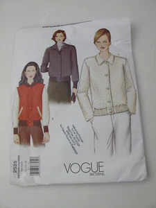 Vintage Vogue Patterns 2525 Jacke Größe 12-14-16 (R) - Bild 1 von 6