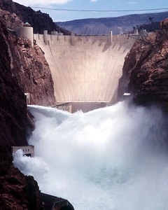 Hoover Dam Black Canyon Colorado River Water Spray Boulder Nevada Poster 18 x 24 - Picture 1 of 1