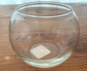 LIBBEY Model #841 Footed Bubble Ball (3.5" H x 4.25") Clear Glass Bowl ~ USA - Picture 1 of 6