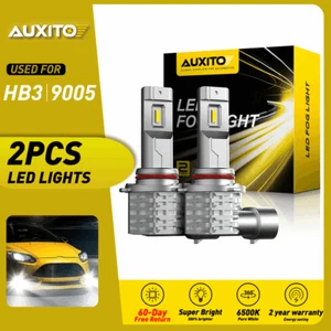 AUXITO Fog LED Driving Light 9005 Bulbs HB3 6500K White Xenon High Power CANBUS - Picture 1 of 10