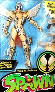 SPAWN 1995 COSMIC ANGELA Wave 3 Serie Todd McFarlane Toys Vintage Figuren MOC - Bild 1 von 3