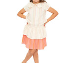 Choose 1x Size Wonder Nation Girls 2 Piece Top Scooter Skirt Set Pink NWT