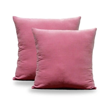2-Pack Velvet Pillow Covers 20x20" | Soft Decorative Cushion Cases for Sofa/Bed - Image 1 of 4