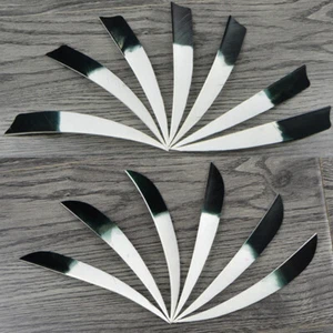 5" Archery Arrow Feather Turkey Fletches Natural Right Wings Left Wing Shoot DIY - Picture 1 of 26