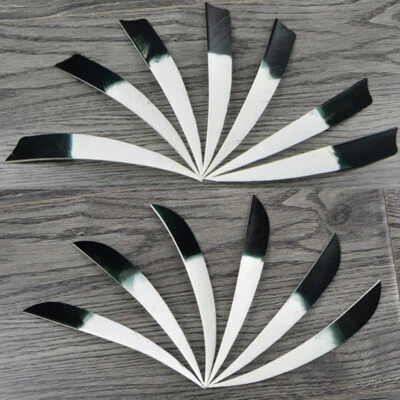 5" Archery Arrow Feather Turkey Fletches Natural Right Wings Left Wing Shoot DIY - Image 1 of 4