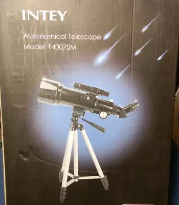INTEY F40070M Astronomical Telescope with Adjustable Aluminum Tripod - Image 1 of 4