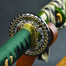 Hand Forged 1095 Carbon Steel Katana Very Sharp Japanese Sword sword Cut Trees