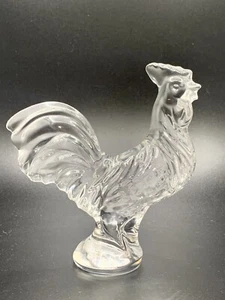 Vintage Bleikristall Hahn Kunstglas österreichisch 5" hoch - Bild 1 von 5