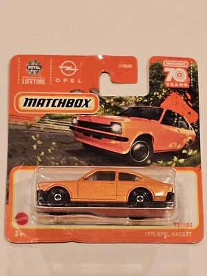 Matchbox 1975 Opel Kadett Orange NEW 2023 HLC86 73/100 70th Anniversary Mattel - Image 1 of 4