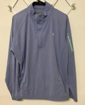 Chaqueta de golf Peter Millar para mujer 1916 Pinecone Lavender Crown deportiva 1/4 cremallera M Foto 1 de 4