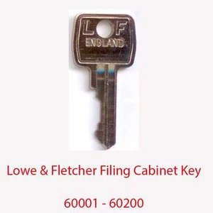 Lowe & Fletcher Replacement Filing Cabinet Key 60001 - 60200 - Picture 1 of 1
