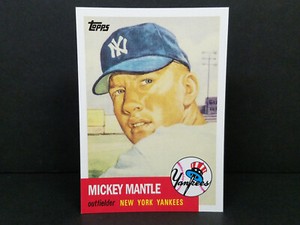 2010 Topps #CMT60 Mickey Mantle 1953 Reprint - The Cards Your Mom Threw Out