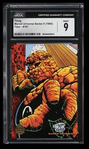Marvel Universe Series V Fleer Thing 1994 CGC 9 inglés #197 - Imagen 1 de 2
