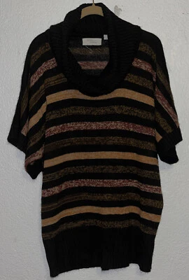 Allison Britney свитер капот шеи вязаный женщин sz 2XL разноцветный - Изображение 1 из 4