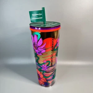 Bicchiere Starbucks Rex Hamilton Edizione Limitata 2024 Texas Wildflowers Edition - Foto 1 di 5