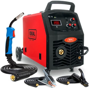 230/400V MIG MAG Schweißgerät Inverter mit Fahrwerk - Induktivität, Lötschweißen - Bild 1 von 7