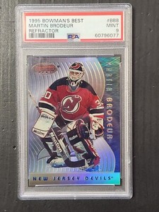 1995 Bowman's Best Martin Brodeur Refractor #BB8 PSA 9 New Jersey Devils 