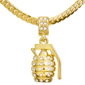 Collar Cadena Cubana Miami 20"/24" Colgante Granada Hombre MCP 1072 - Imagen 1 de 7