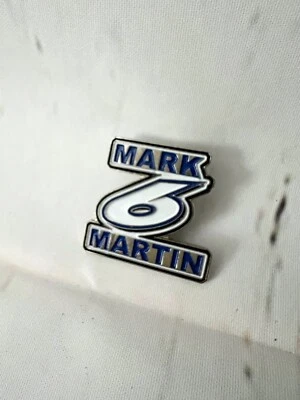 Mark Martin #6 NASCAR Hat Jacket Lapel Pin Roush Racing - Image 1 of 3