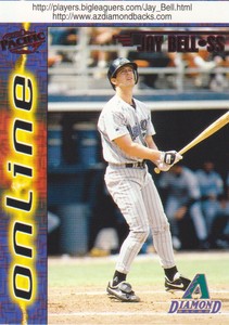 1998 Pacific Baseball Online Red #29 Jay Bell