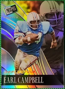 Earl Campbell/25 2024 Hoja Prensa Pass Premium Reflector Retro HOF Engrasadores - Imagen 1 de 2