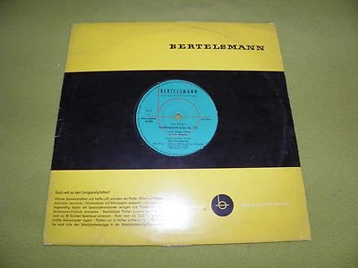 Schubert - Strub Quartet - Max Strub - Germany "Bertelsmann 13353" 10" LP - Image 1 of 3