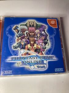 Phantasy Star Online Ver. 2 (Sega Dreamcast, 2001) CIB Complete Auth Japanese