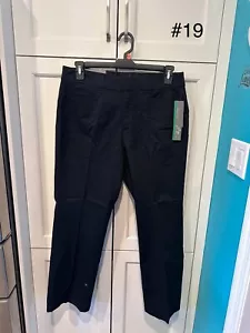 Neu JM Collection schwarze Damenhose Gr. 12 kurz ohne Lücke Bund - Bild 1 von 4