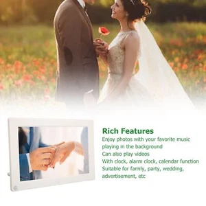 Digital Photo Frame 10 Inch Motion Sensor HD IPS Screen Remote Control Video EOM - Picture 1 of 18
