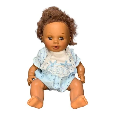Muñeca bebé CitiToy 1998 vintage afroamericana ojo dormido Ts12 bebidas y orinas Foto 1 de 4