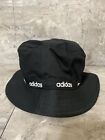 Adidas Women's Core Essentials Bucket Hat Cap Black/white New Tags Osfa