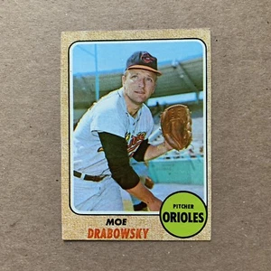1968 Topps Moe Drabowsky # 242 Baltimore Orioles Baseball Card - Picture 1 of 2