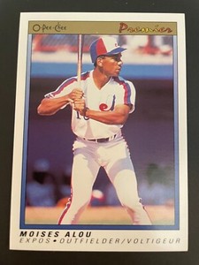 1991 O-Pee-Chee Premier Moises Alou Montreal Expos #3