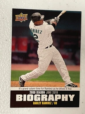 2010 Upper Deck Biography SB-100 Hanley Ramirez - Marlins - Image 1 of 2