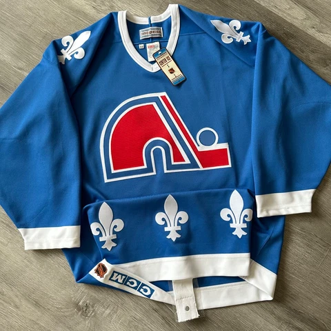 Authentic Quebec Nordiques Jersey 48 CCM Vintage New Cover
