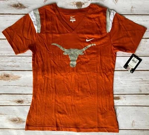 NIKE TEXAS LONGHORNS N-NECK T-SHIRT GIRLS JUNIORS KIDS LARGE NEW WITH TAGS $30 - Picture 1 of 6