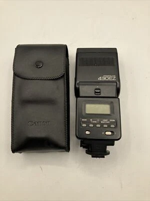 CANON 430EZ SPEEDLITE FLASH WITH CASE - Image 1 of 4