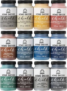 Folkart Home Decor Ultra Matte Chalk Finish Acrylic Craft Paint Set Formulated f - Picture 1 of 12