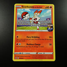 Scorbunny on the Ball 004/005 Promo Pokemon Card Fustal Football