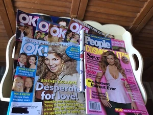 MAGAZINE LOT 5-OK!, 1-COSMO, 1-PEOPLE JESSICA TOM & KATIE BRITNEY JUSTIN 2006-07 - Picture 1 of 5